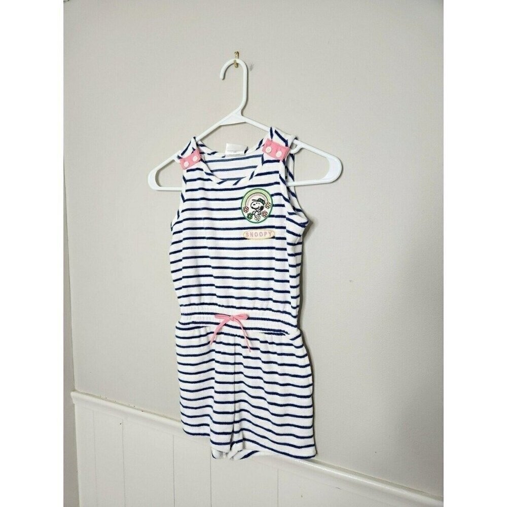 HANNA ANDERSSON Stripe Terry Romper